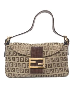 Bolso de Mano FENDI Mamma Bucket Zucca 8BR003 Beige - Imagen 1 de 10