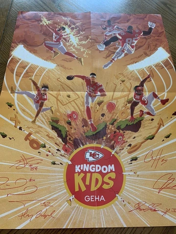 Chiefs Kingdom Kids Reversable Poster Cover