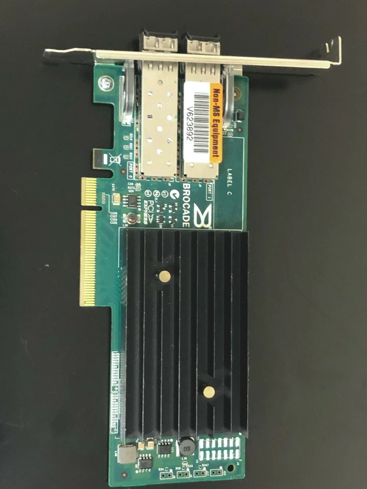 Brocade 84-1000560-05 10GB Dual Ports PCI-E Fibre - Image 1 of 3