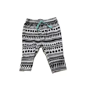 Cat & Jack Baby Girl Boy Black White Pattern Pants 0-3M - Picture 1 of 2