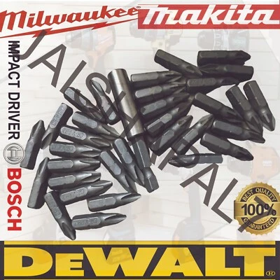 MAKITA DEWALT BOSCH MILWAULKEE Dewalt Impact 33pc X BITS POZI PZ2 16 PH2 16 DRILL BIT fits DEWALT MAKITA BOSCH
