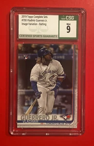2019 Topps Complete Sets Vladimir Guerrero Jr. #700 CSG 9 Rookie RC Graded Card - Picture 1 of 3