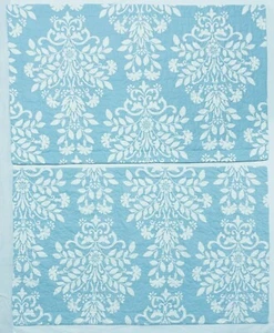 2 fundas acolchadas Laura Ashley King florales azules blancas 100 % algodón forradas - Imagen 1 de 8