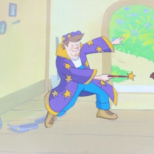 Animated Wizard Character Animation Cel - Picture 1 of 2
