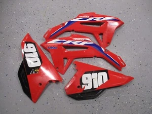 2022 HONDA CRF 250 SHROUDS NUMBER PLATES PLASTICS, FITS 22-24, M222 - Picture 1 of 10