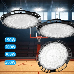LED Hallenbeleuchtung Deckenstrahler Werkstattleuchte Industrielampe High bay DE - Imagen 1 de 16