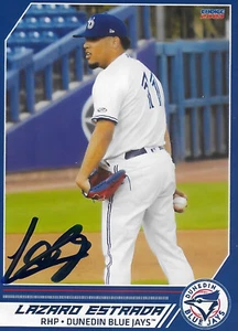 Lazaro Estrada Signed IP 2023 Dunedin Blue Jays Card #15 Toronto Blue Jays! - Picture 1 of 2