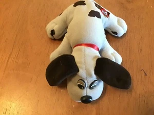 Peluche vintage Tonka Pound cachorros 8" gris y marrón - Imagen 1 de 2