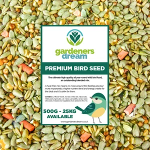 GardenersDream Premium Wild Bird Food - Year Round Garden Seed Feed Mix - Picture 1 of 48