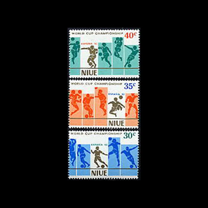 Niue, Sc #343-45, MNH, 1981, Soccer, World Cup, Sports - Изображение 1 из 1