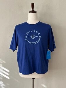 NWT Columbia Womens Sz XS Short Sleeves Crew Neck North Cascades Relaxed T-Shirt - Picture 1 of 7
