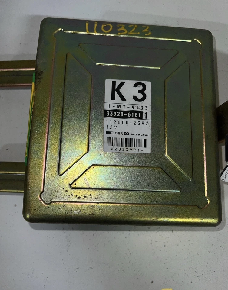 Geo Metro/ Swift 1.0L MT EngineComputer ECU PCM Part#33920-61E1  K3  1-MT 1-9433 - Image 1 of 2
