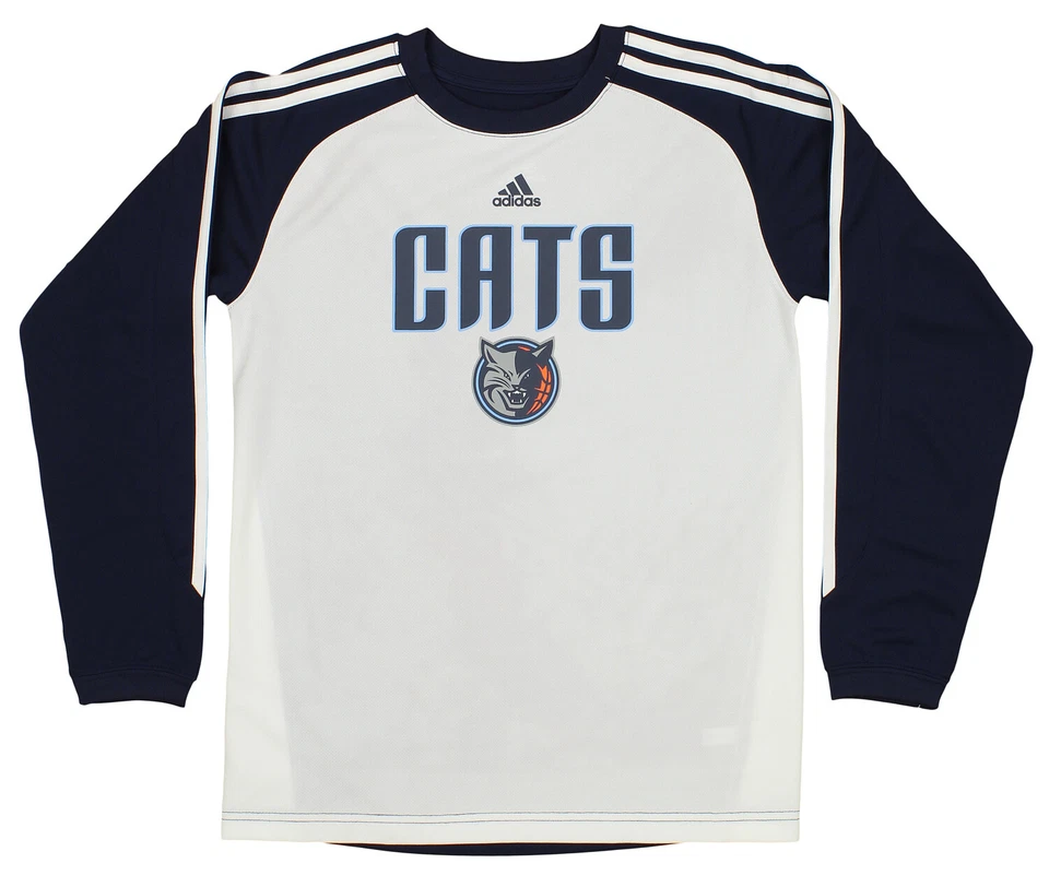 Adidas NBA Basketball Youth Boys Charlotte Bobcats Raglan Shirt - Image 1 of 1