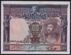 BILLETE ESPAÑA 1000 PESETAS 1925 CARLOS I - EBC - Picture 1 of 2