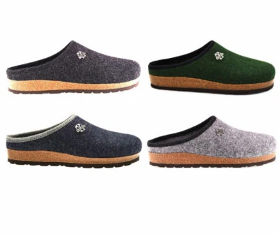 GRUNLAND CB0173 11 Ciabatte Pantofole Tirolesi Uomo Lana Cotta Feltro Invernali - Immagine 1 di 4