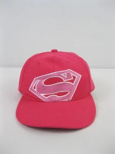 Baseballmütze Mütze rosa Supergirl sechs Flaggen verstellbar Haken Erwachsene Superman gebraucht, in einwandfreiem Zustand - Bild 1 von 10