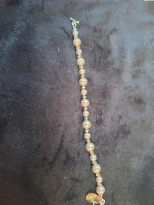 pearl and crystal bracelet swarovski - Bild 1 von 2