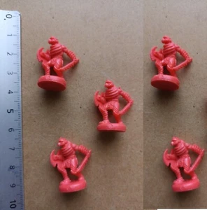 5 x ORCS / MINIATURE WAR OF THE RING BOARDGAME/+-1/72 20MM /G129 - Picture 1 of 1