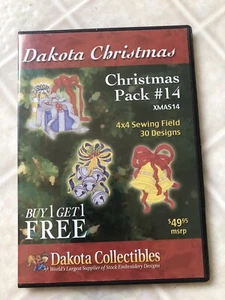 Dakota Collectibles Christmas Pack #14 Embroidery Software Patterns Designs - Picture 1 of 3