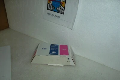 HP 80 Ink Cartridge Magenta for DesignJet 1050c 1055cm Plus 350ml C4847A OEM NEW - Image 1 of 4