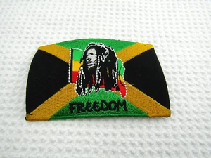 Jamaica BOB (FREEDOM) Flag Embroidered Patches 3.5"x2.25" iron-on - Picture 1 of 3