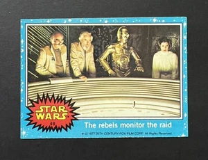 (CB5) THE REBELS MONITOR RAID #49 star wars 1977 Topps trade card US ISSUE BLUE - Picture 1 of 2