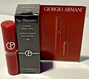 Giorgio Armani Lip Maestro Lipstick in 400 Sample .05oz, 1.5ml NIB Lot 3 - Picture 1 of 4
