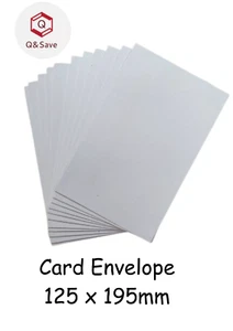 20/50 x Card Mailer 125mm x 195mm Envelope Tough Bag Replacement cardboard light - Picture 1 of 8