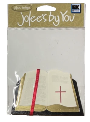 Scriptures~Bible~Dimensional Scrapbook Sticker Embellishment~Jolee's By You~VTG - Image 1 of 2