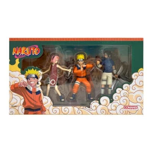 Naruto Set de 3 Figuras (Naruto, Sasuke, Sakura) 10cm - NUEVO - Imagen 1 de 5