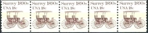 Surrey 1890s Transportation Coil MNH PNC5 Plate 9 Scott's 1907 - Picture 1 of 2