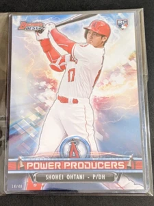 2018 Bowman's Best Shohei Ohtani RC /49 SP 5x7 Rookie Power Producers JUMBO RARE - Bild 1 von 4