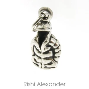 925 Sterling Silver Ski Snowboard Parka Charm Made in USA - Picture 1 of 2