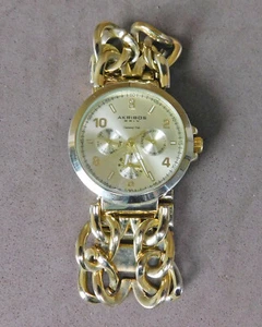 Reloj para damas Akribos XXIV AK746YG esfera de diamante con batería probado ¿funciona sin usar? - Imagen 1 de 12