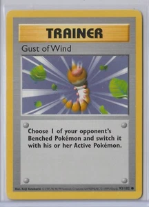 Pokémon 1999 Base Set GUST OF WIND TRAINER 93/102 Shadowless MINT RARE #3 - Picture 1 of 1