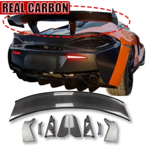 Alerón trasero de fibra de carbono para McLaren 540C 570S GT4 estilo 2015-2019 - Imagen 1 de 10