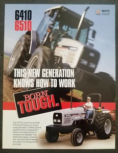 Agco - Blanco 6410-6510 Tractores Hoja de especificaciones del distribuidor Folleto de ventas - Imagen 1 de 2