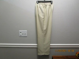 Alfred Dunner Misses 100% Polyester Gummibund Hose, Gr. 14, khaki - Bild 1 von 6