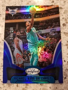 2018-19 PANINI CERTIFICATO MICHAEL KIDD-GILCHRIST #50 BLU SPECCHIO #/199 - Foto 1 di 2
