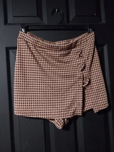 Urban Romantics pantaloncino donna taglia L marrone chiaro a quadri - Foto 1 di 4