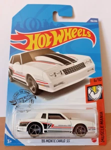 Hot Wheels '86 Monte Carlo SS White MUSCLE MANIA Long Card 6/10 196/250 GHG07 - Picture 1 of 2