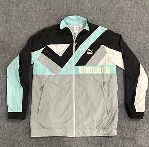 Puma X Diamond Supply Co Mens Track Wind Jacket Blue And White Mens Small 113 - Picture 1 of 6