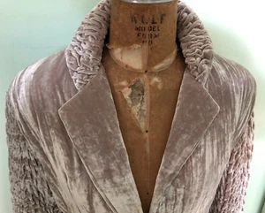 VINTAGE WOMENS JACKET GENESIO by SUNNY CHAYES beige/sand color size S - Picture 1 of 9