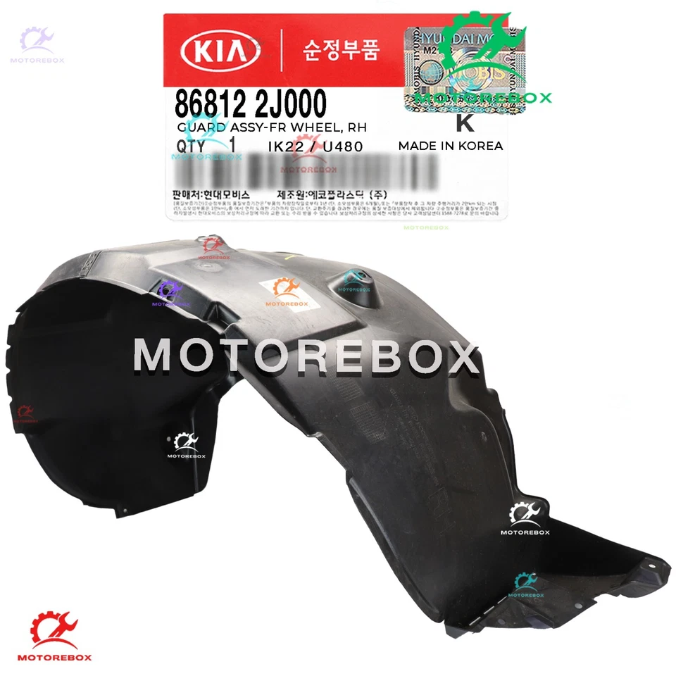 Forro de guardabarros delantero derecho genuino lado del pasajero KIA BORREGO 2009-11 ✅868122J000✅ Foto 1 de 4