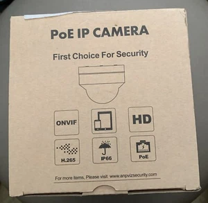 Anpviz 5MP Dome POE IP Network Camera IPC-D250W-S (2.8mm) IP66 Weatherproof (D) - Picture 1 of 5
