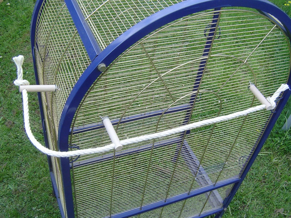 pipano 3 Sitzstangen 20 mm mit Sisal Sitzseil 12 mm für Vogelkäfig, PS3212