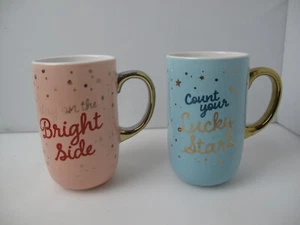 Modern expressions Lot of 2 mugs 6" H - Picture 1 of 8
