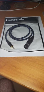 3.5mm 1/8 Inch Male To XLR Male Balanced Microphone Cable 2 feet - NEW - Picture 1 of 5