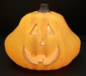 VTG Gemmy Industries Light Up Halloween Blow Foam Mold Pumpkin Jack O’ Lantern - Picture 1 of 7
