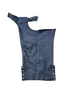 Reed Sportswear Leder Fransen Chaps hergestellt in den USA verstellbar durchgehender Reißverschluss Vintage - Bild 1 von 3